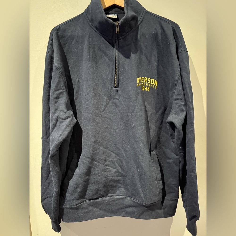 Ryerson TMU Toronto Metropolitan University 1/4 Zip Sweatshirt, Unisex